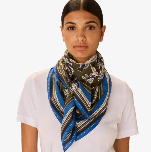 Carré 100 x 100 Neptune kaki Inoui Editions