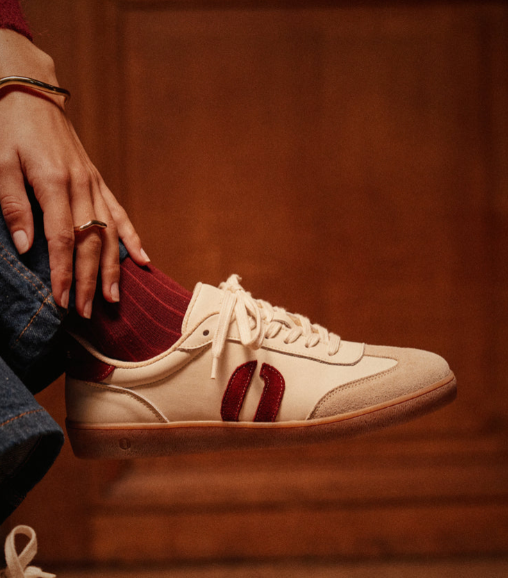 Pack de 3 Chaussettes Côtelé et paillettes rouge bordeaux rose  ODAJE (ancien M. MOUSTACHE)