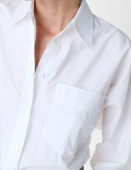 Chemise blanche Popeline de Coton White  ZENGGI Y04-1005