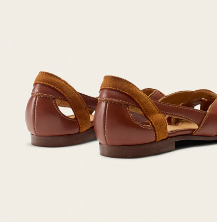 Sandale Clémentine Cognac ODAJE ex  M Moustache