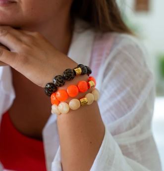 Bracelet bombom leopard PARABAYA