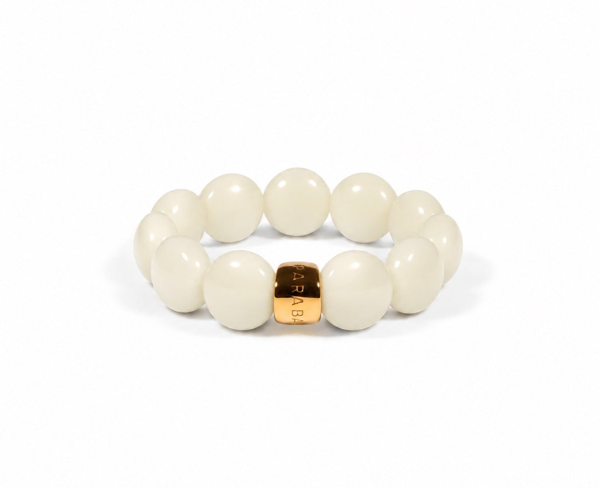 Bracelet bombom ivoire PARABAYA