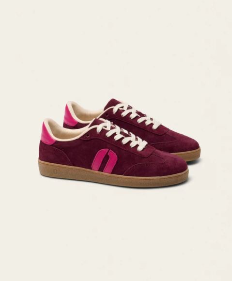 Basket Lucia aubergine fushia ODAJE (ancien M MOUSTACHE)