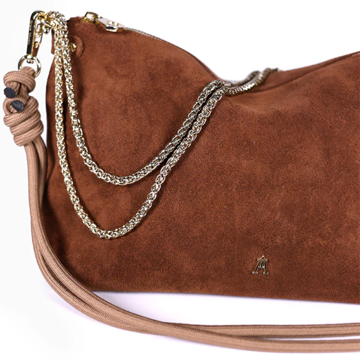 Sac MALLOW Daim Chestnut CRAIE STUDIO