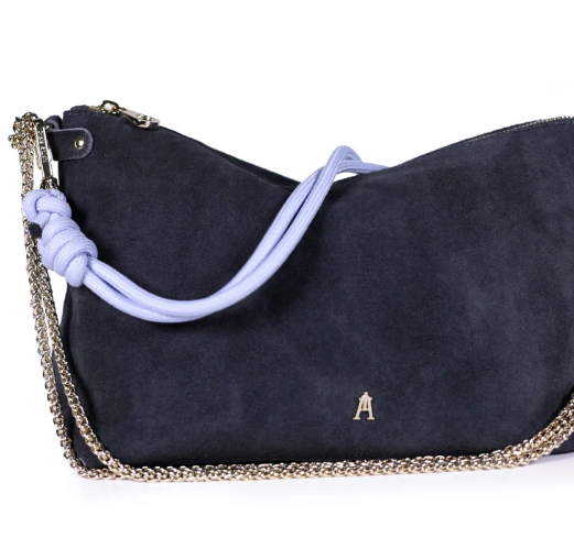 Sac MALLOW Daim Orage (bleu marine)  CRAIE STUDIO