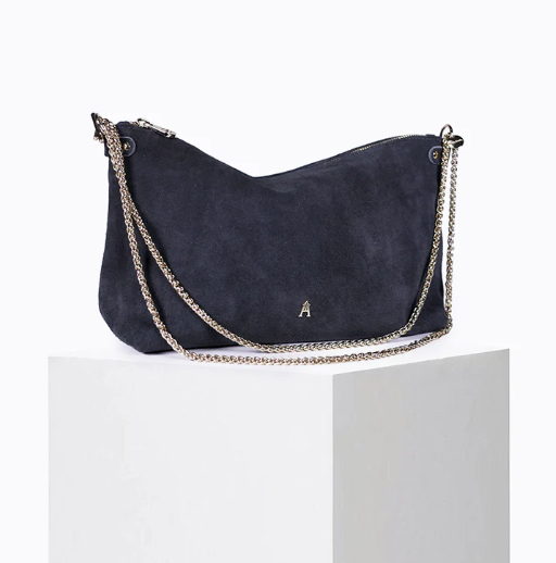 Sac MALLOW Daim Orage (bleu marine)  CRAIE STUDIO