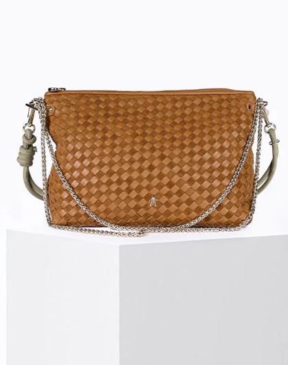 Sac MALLOW bi cognac Craie Studio