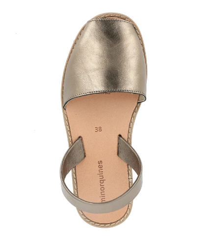 Sandale Avarca metal bronce Minorquines