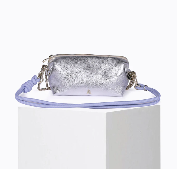 Sac Nuage en cuir Argenté CRAIE STUDIO