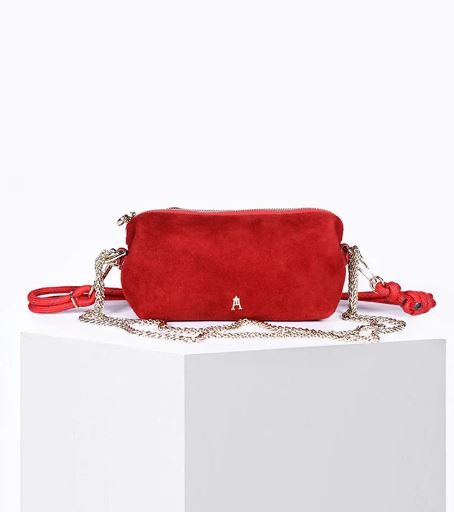 Sac Nuage suéde rouge CRAIE STUDIO