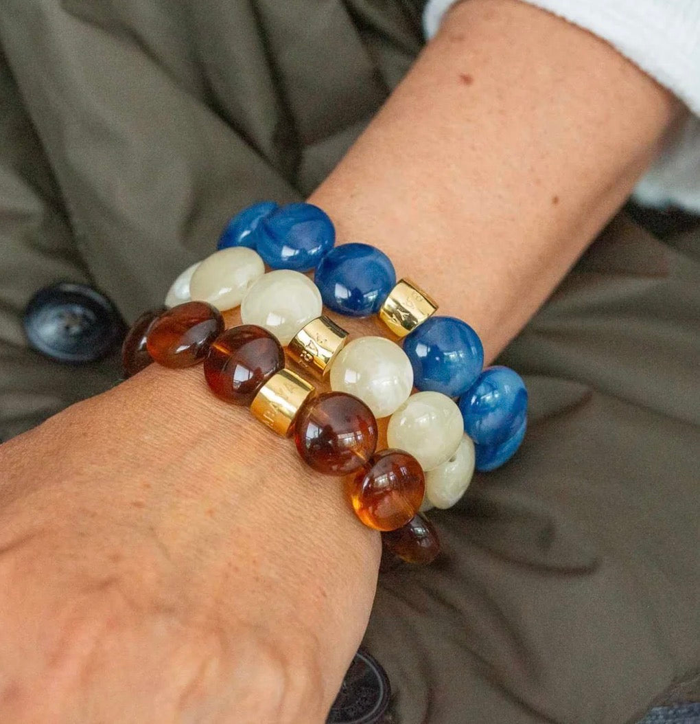 Bracelet bombom ambre PARABAYA