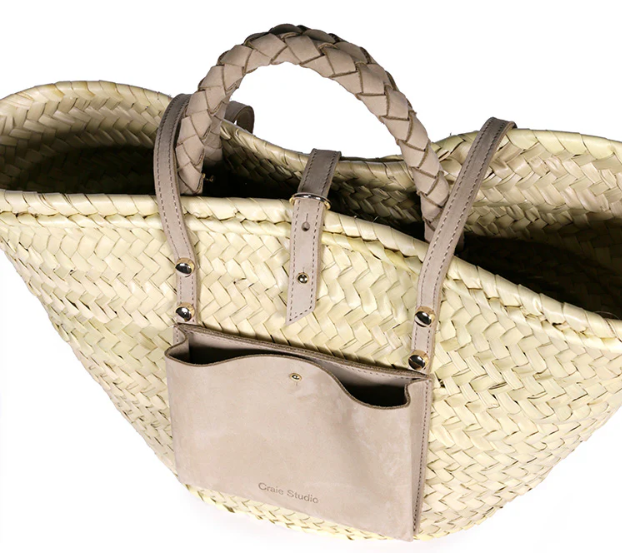 Panier Praia nubuck Hemp CRAIE STUDIO