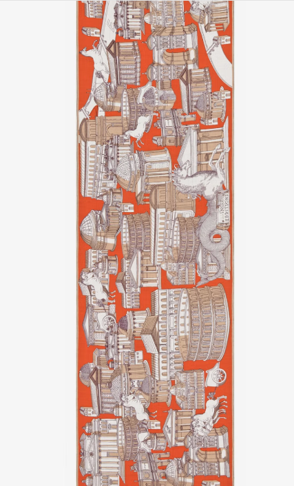 Etole en laine ROMA orange  INOUI EDITIONS