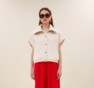 Veste sans manche Sean beige BY BAR