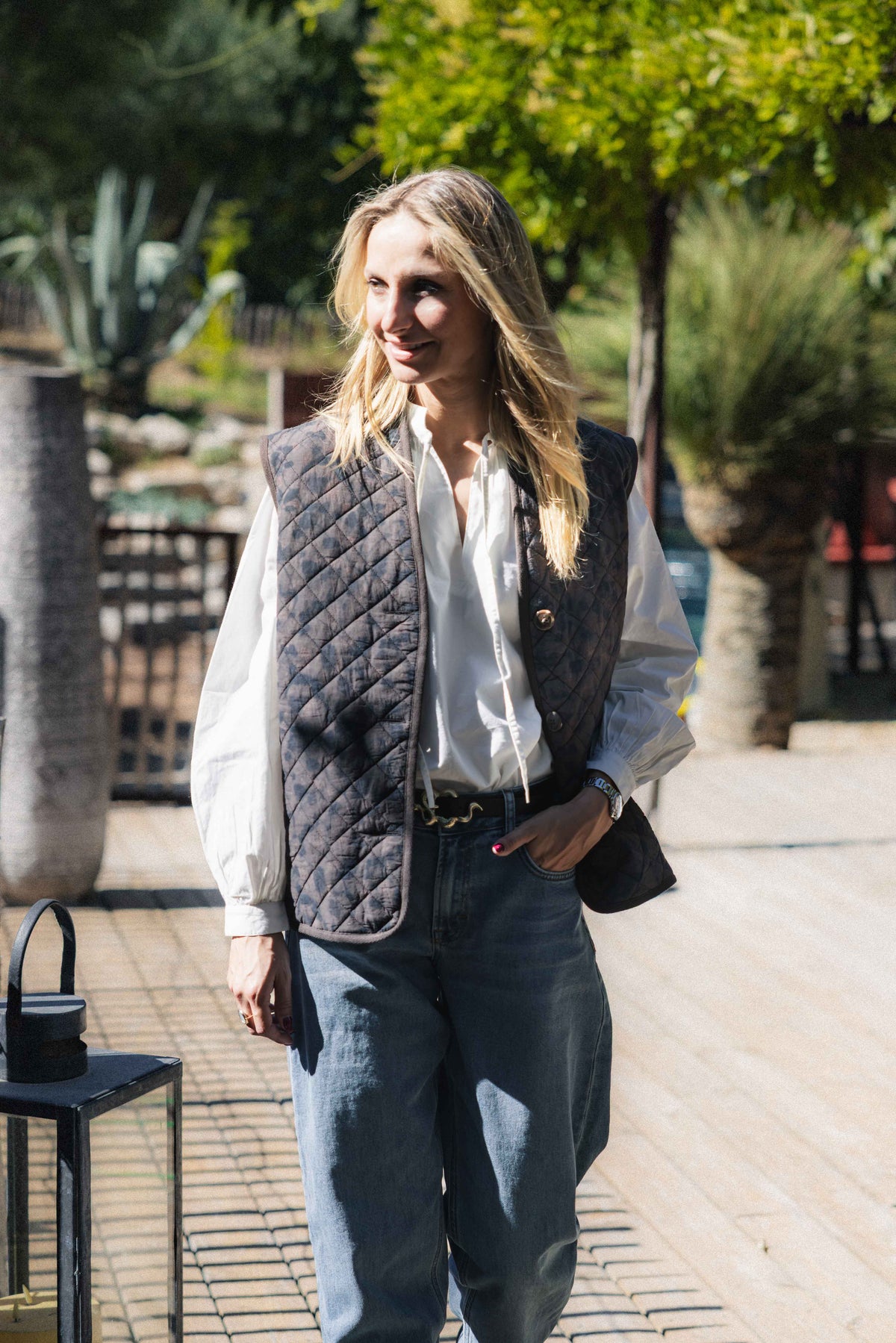 Veste sans manches MOLS léopard  ANNE MI