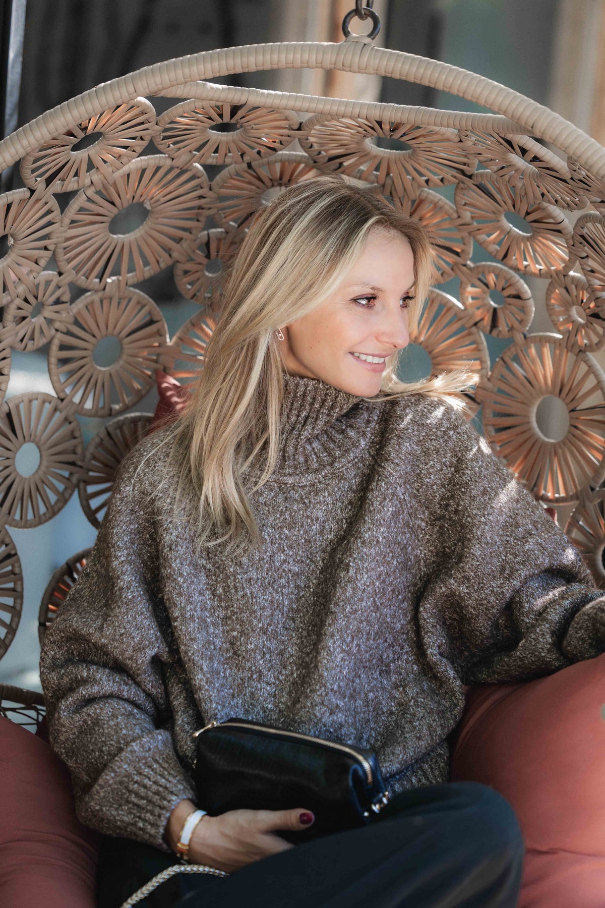 Pull en laine ZENGGI Y03-1032 Brownstone