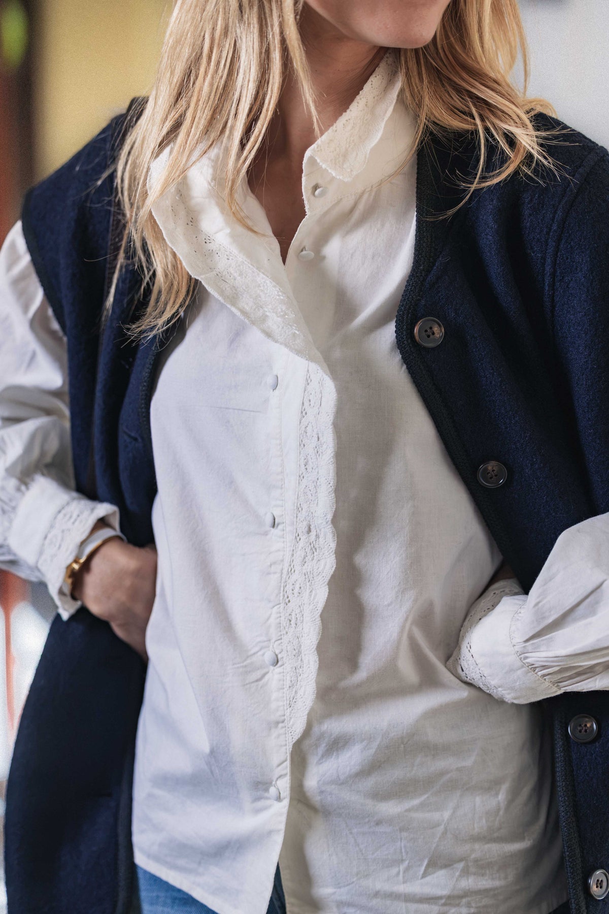 Blouse CLOUD White Sand ANNE MI