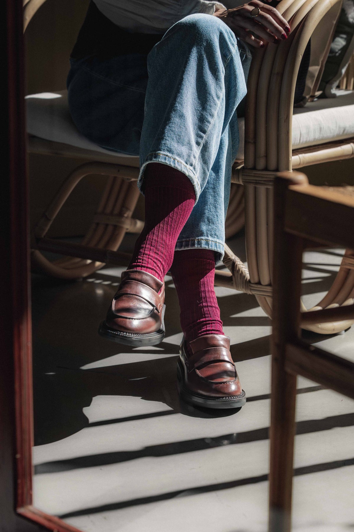 Mocassin D1905 en cuir Crust T DI Moro  ELLA FLECS