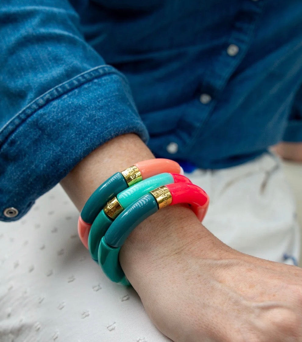 Bracelet pipoca turquesa n° 2 PARABAYA