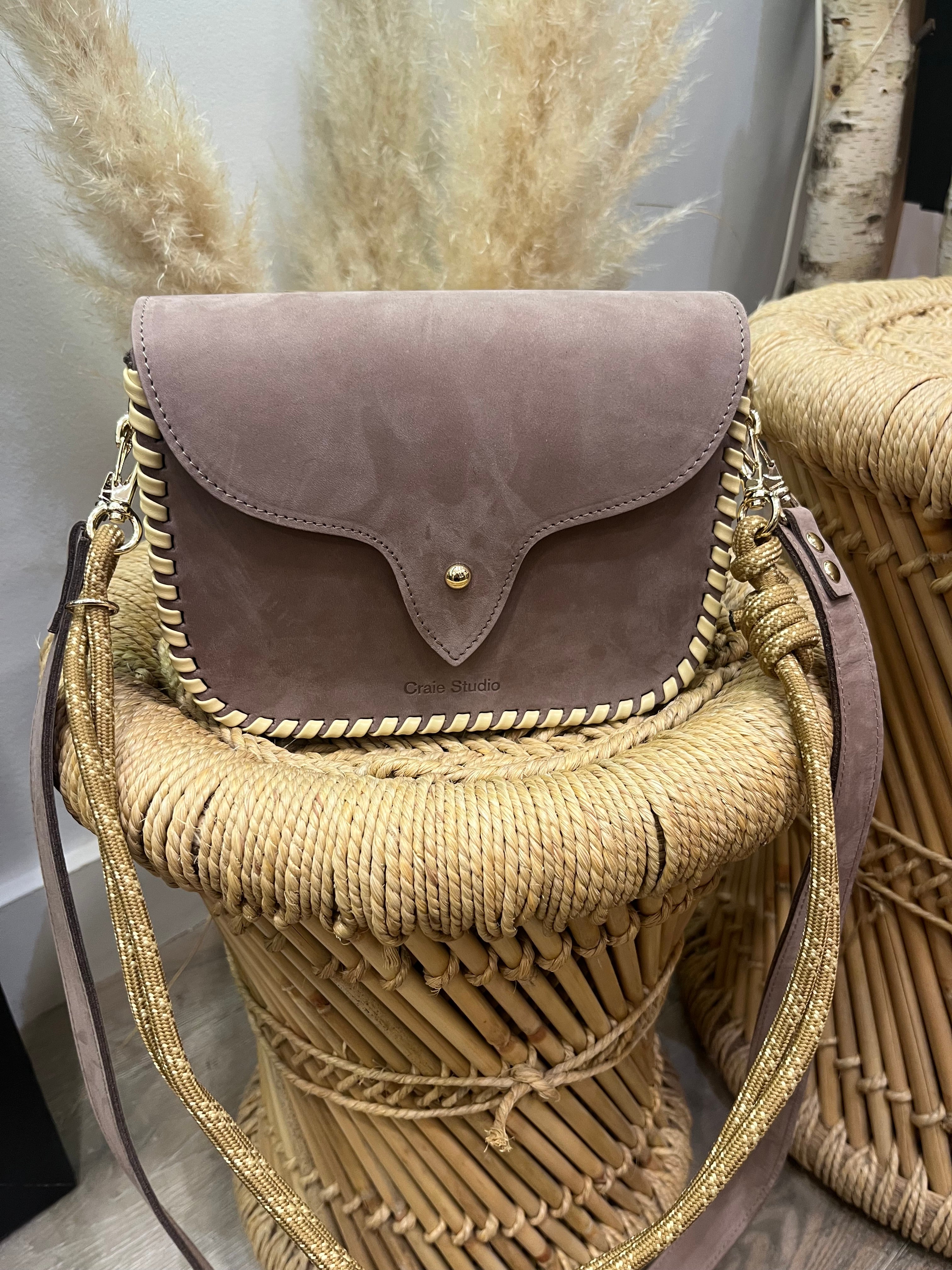 Sac WEST Nubuck Taupe CRAIE STUDIO